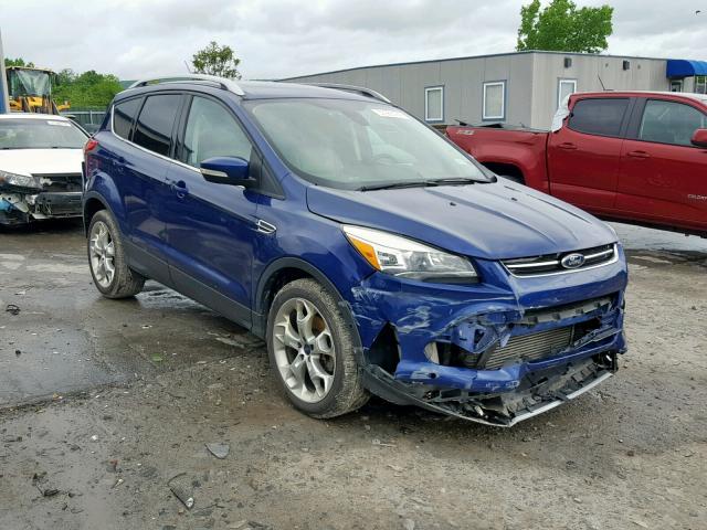 1FMCU9J97EUA49646 - 2014 FORD ESCAPE TIT BLUE photo 1