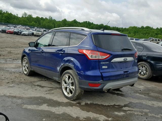 1FMCU9J97EUA49646 - 2014 FORD ESCAPE TIT BLUE photo 3