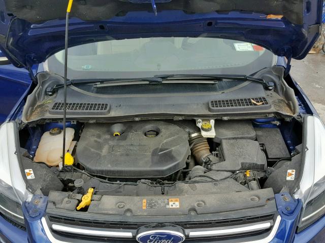 1FMCU9J97EUA49646 - 2014 FORD ESCAPE TIT BLUE photo 7