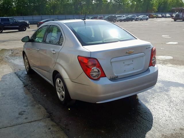 1G1JA5SH5E4196768 - 2014 CHEVROLET SONIC LS SILVER photo 3