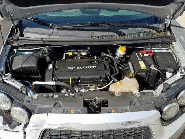 1G1JA5SH5E4196768 - 2014 CHEVROLET SONIC LS SILVER photo 7