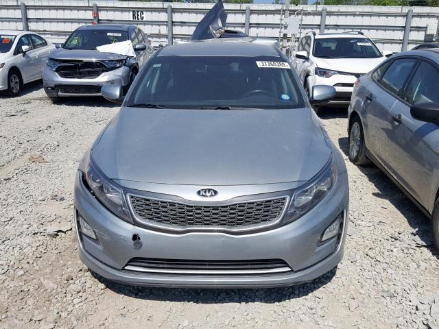 KNAGM4AD9F5086249 - 2015 KIA OPTIMA HYB SILVER photo 9