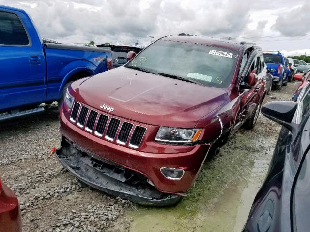 1C4RJFAG0GC405268 - 2016 JEEP GRAND CHER MAROON photo 2