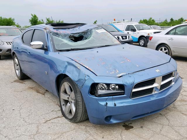 2B3KA33GX8H306826 - 2008 DODGE CHARGER SX BLUE photo 1