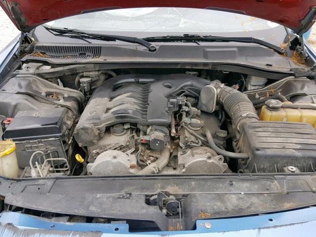 2B3KA33GX8H306826 - 2008 DODGE CHARGER SX BLUE photo 7