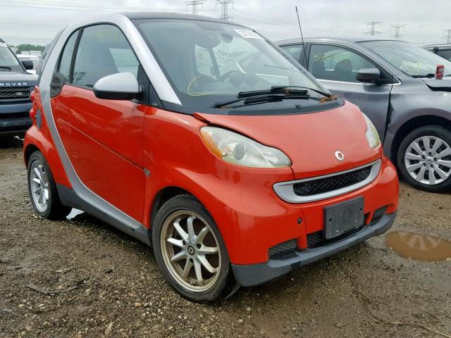 WMEEJ31X28K100277 - 2008 SMART FORTWO PUR RED photo 1