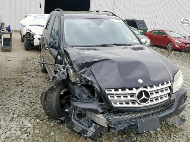 4JGBB86E29A452927 - 2009 MERCEDES-BENZ ML 350 BLACK photo 9