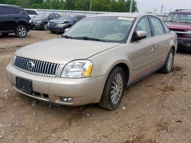 1MEHM42166G610052 - 2006 MERCURY MONTEGO PR 棕色 照片 2