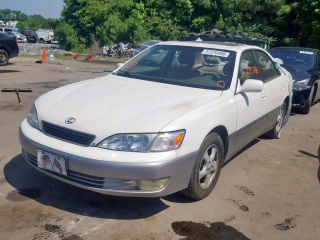 JT8BF28G8W5043130 - 1998 LEXUS ES 300 WHITE photo 2