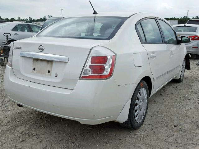 3N1AB6AP7AL638900 - 2010 NISSAN SENTRA 2.0 WHITE photo 4