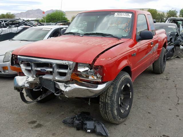 1FTZR15V9YPC20151 - 2000 FORD RANGER SUP RED photo 2