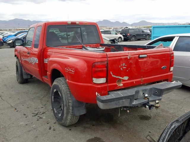 1FTZR15V9YPC20151 - 2000 FORD RANGER SUP RED photo 3