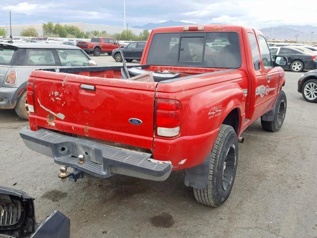 1FTZR15V9YPC20151 - 2000 FORD RANGER SUP RED photo 4