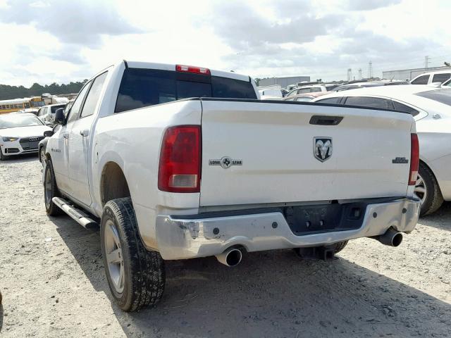 1C6RD6LT6CS207769 - 2012 DODGE RAM 1500 S WHITE photo 3