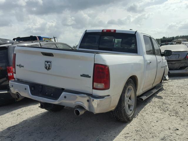 1C6RD6LT6CS207769 - 2012 DODGE RAM 1500 S WHITE photo 4