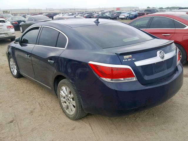 1G4GC5ERXCF322247 - 2012 BUICK LACROSSE BLACK photo 3