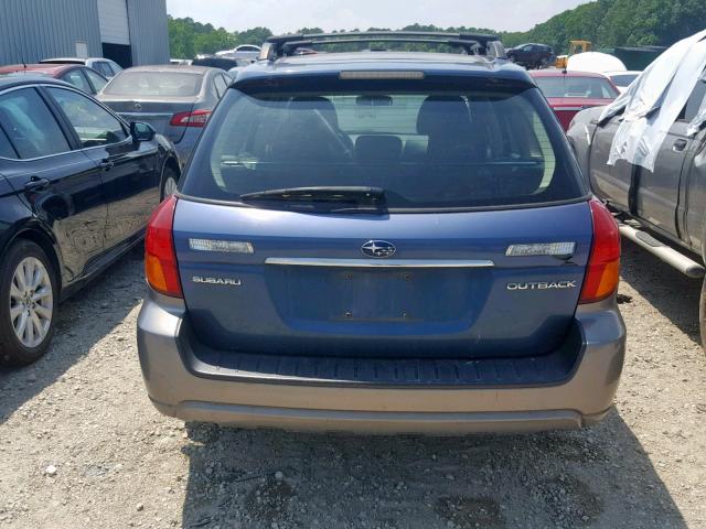 4S4BP61C457359376 - 2005 SUBARU LEGACY OUT BLUE photo 10