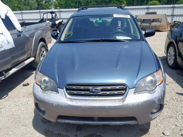 4S4BP61C457359376 - 2005 SUBARU LEGACY OUT BLUE photo 9