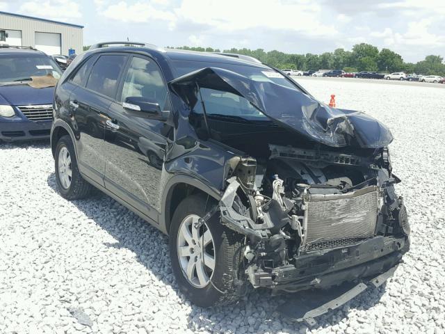 5XYKT4A25DG348724 - 2013 KIA SORENTO LX BLACK photo 1