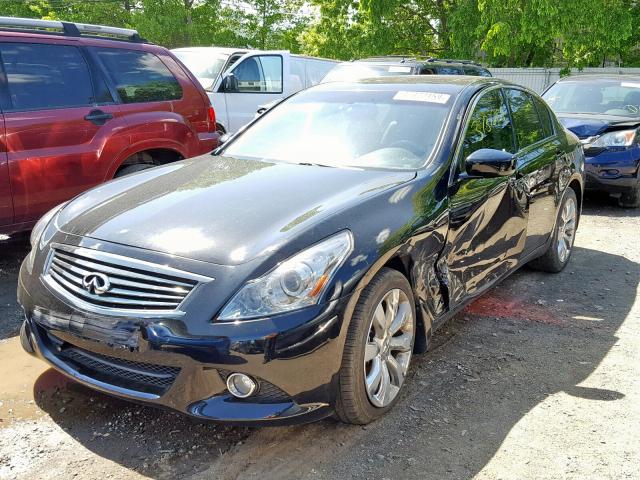 JN1CV6AR8DM766977 - 2013 INFINITI G37 BLACK photo 2