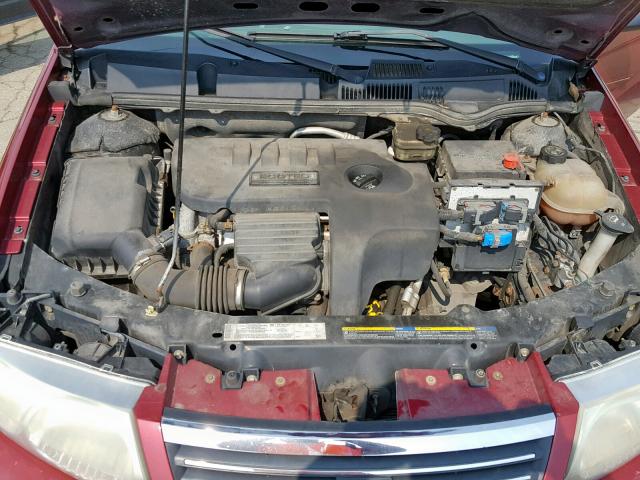 1G8AJ52F75Z176556 - 2005 SATURN ION LEVEL BURGUNDY photo 7