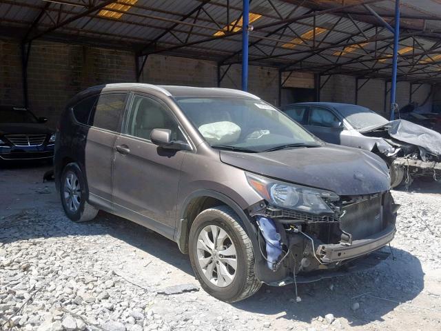 2HKRM3H72EH545237 - 2014 HONDA CR-V EXL BROWN photo 1