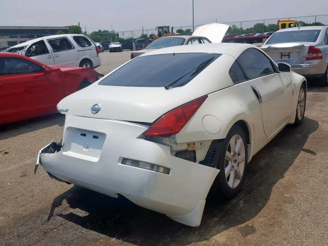 JN1AZ34D33T112273 - 2003 NISSAN 350Z COUPE WHITE photo 4