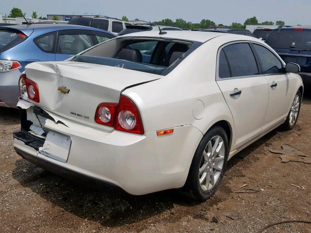 1G1ZE5E15BF290493 - 2011 CHEVROLET MALIBU LTZ 白色 照片 4