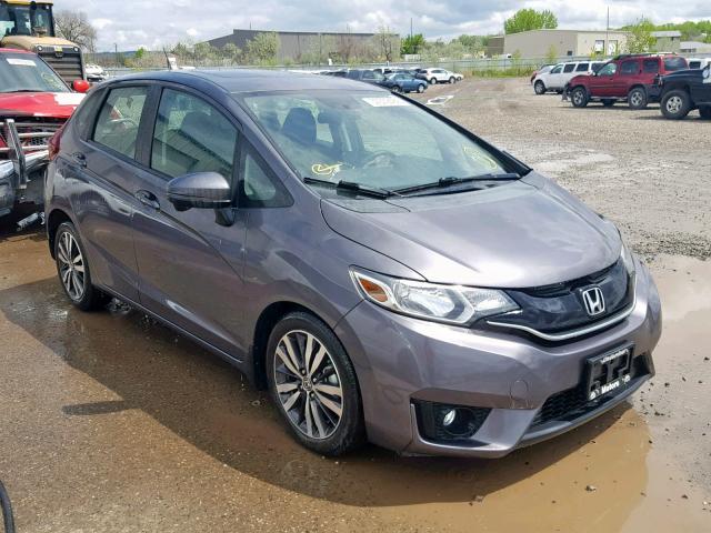 3HGGK5H85FM763168 - 2015 HONDA FIT EX CHARCOAL photo 1