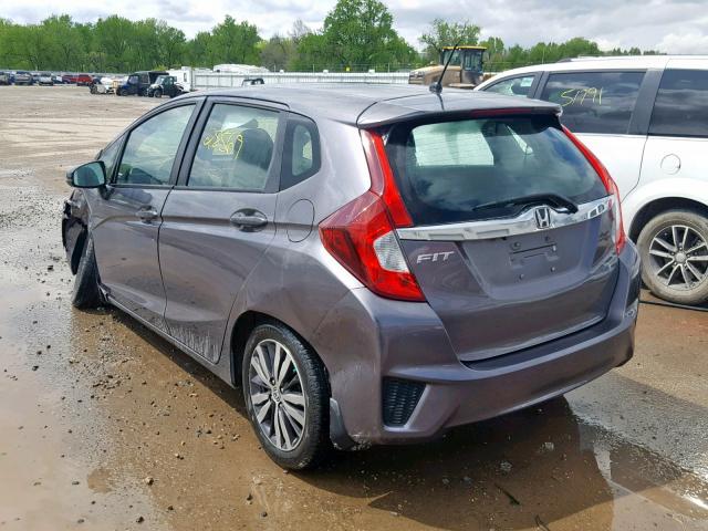 3HGGK5H85FM763168 - 2015 HONDA FIT EX CHARCOAL photo 3