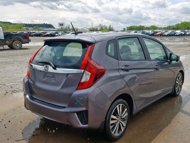 3HGGK5H85FM763168 - 2015 HONDA FIT EX CHARCOAL photo 4