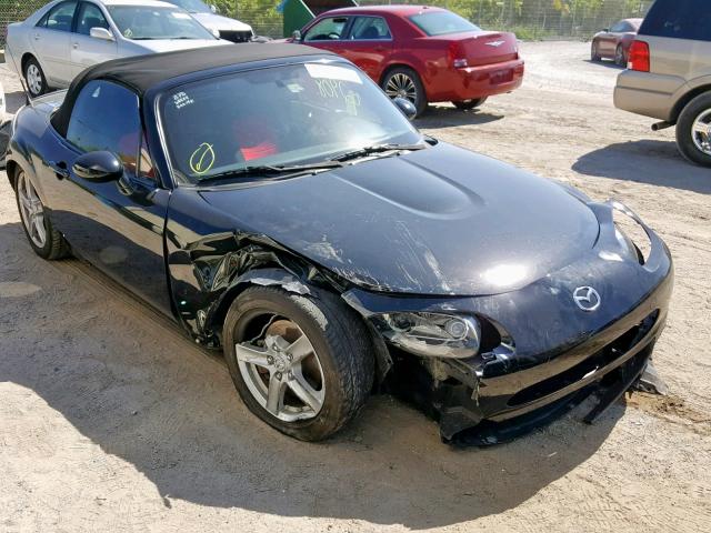 JM1NC25F780153122 - 2008 MAZDA MX-5 MIATA BLACK photo 1