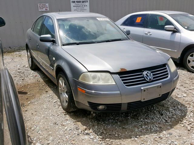 WVWRH63B63P104682 - 2003 VOLKSWAGEN PASSAT GLX GRAY photo 1