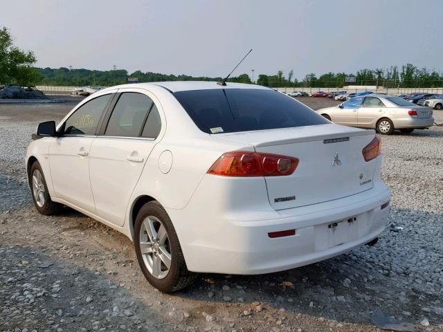 JA3AU26U68U033022 - 2008 MITSUBISHI LANCER ES WHITE photo 3