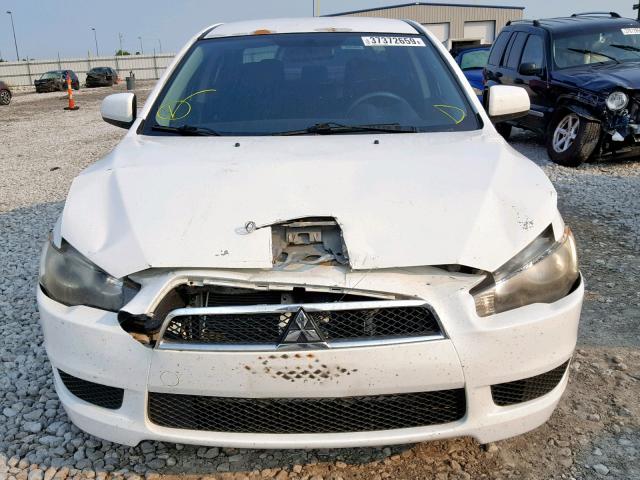 JA3AU26U68U033022 - 2008 MITSUBISHI LANCER ES WHITE photo 9