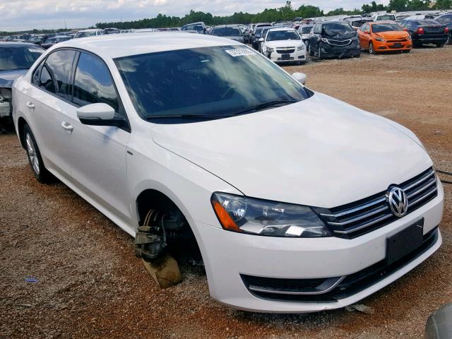 1VWAT7A38EC084827 - 2014 VOLKSWAGEN PASSAT S WHITE photo 1