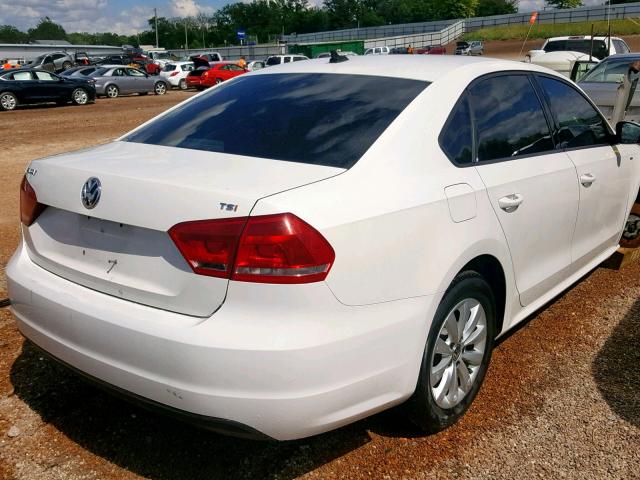 1VWAT7A38EC084827 - 2014 VOLKSWAGEN PASSAT S WHITE photo 4