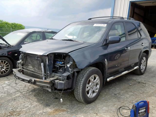 2HNYD18896H518002 - 2006 ACURA MDX TOURIN CHARCOAL photo 2