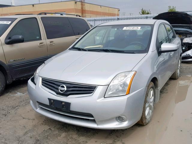 3N1AB6AP3BL683057 - 2011 NISSAN SENTRA 2.0 SILVER photo 2