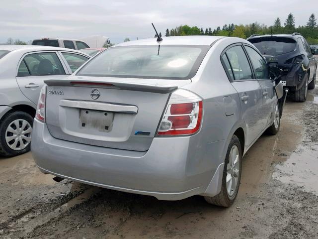 3N1AB6AP3BL683057 - 2011 NISSAN SENTRA 2.0 SILVER photo 4