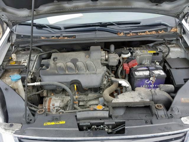 3N1AB6AP3BL683057 - 2011 NISSAN SENTRA 2.0 SILVER photo 7