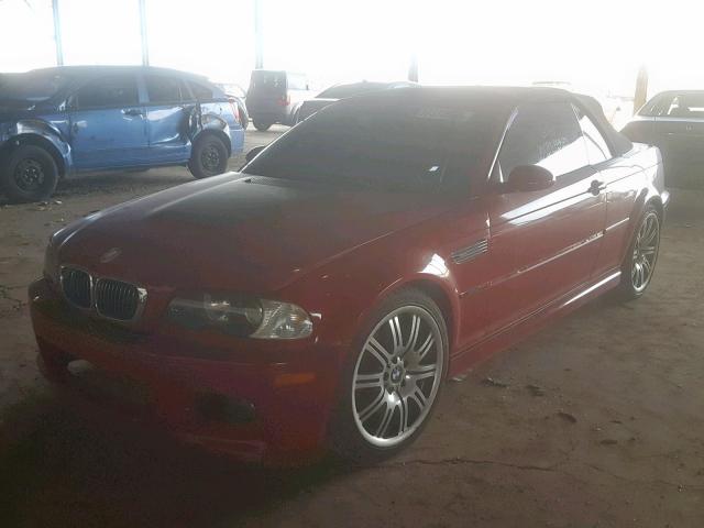 WBSBR93463PK01018 - 2003 BMW M3 RED photo 2