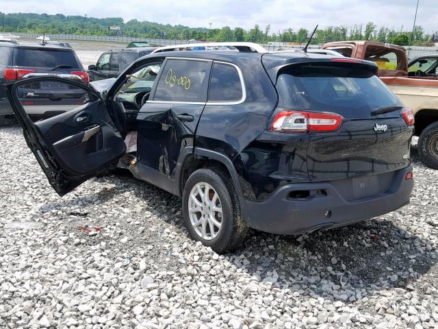 1C4PJLCB4JD595391 - 2018 JEEP CHEROKEE L BLACK photo 3