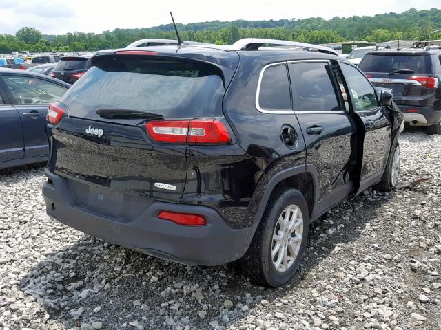 1C4PJLCB4JD595391 - 2018 JEEP CHEROKEE L BLACK photo 4