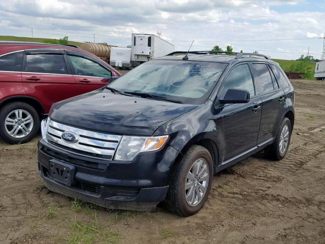 2FMDK49C77BA56795 - 2007 FORD EDGE SEL P BLACK photo 2