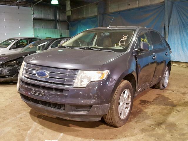 2FMDK36C27BB66247 - 2007 FORD EDGE SE GREEN photo 2