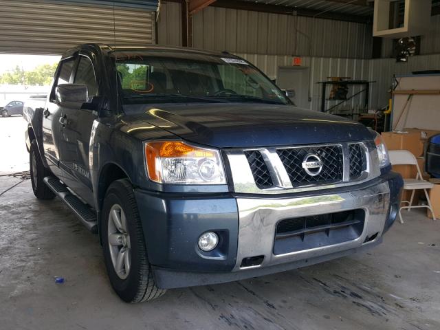 1N6BA0ED2DN310044 - 2013 NISSAN TITAN S BLUE photo 1