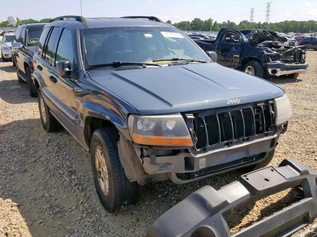 1J4GX48S94C227631 - 2004 JEEP GRAND CHER BLUE photo 1