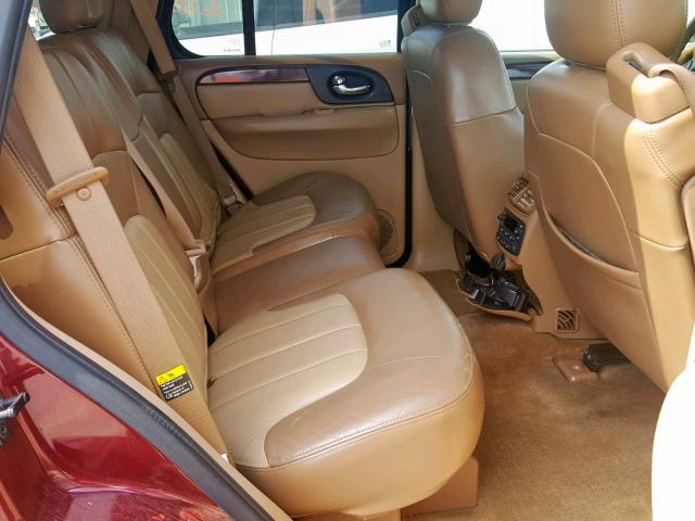 1GKDT13S432209606 - 2003 GMC ENVOY MAROON photo 6