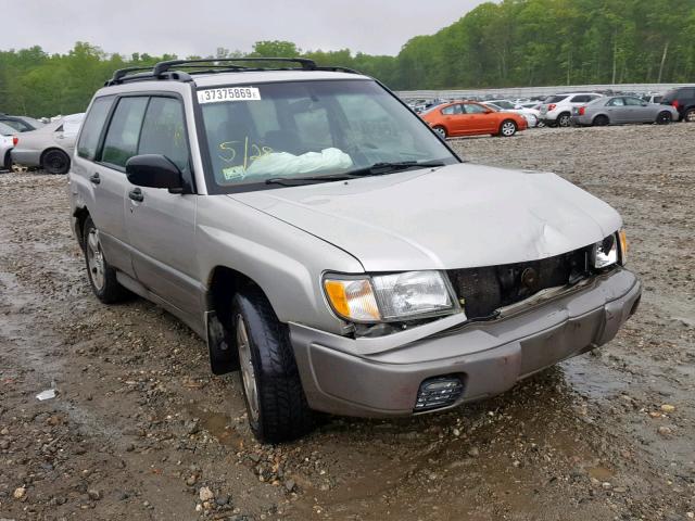 JF1SF6557YH729002 - 2000 SUBARU FORESTER S TAN photo 1